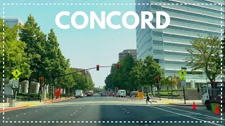 Concord California  Driving Downtown  4K  Dash Cam  92021 [upl. by Anaeed]