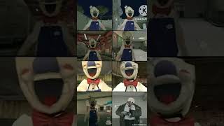 Ice cream 1vs 2 vs 3 vs 4 vs 5 vs 6 vs 7 AND BORISjumpscare battle shorts [upl. by Trout]