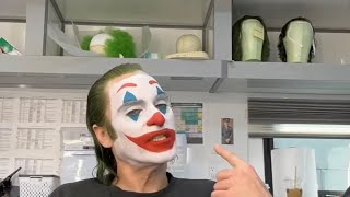 Joaquin Phoenix Joker Make Up  Joker Folie à Deux Behind the Scenes [upl. by Novelc]