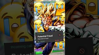 LF Fusing Super Vegito is a FRAUD 😭😭😭😭  dblegends dbl dragonballlegends dblshorts [upl. by Ardehs]