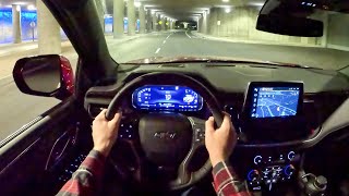 2023 Chevrolet Tahoe RST Performance  POV Night Drive Binaural Audio [upl. by Fred]