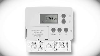 Danfoss FTC2  Using the room thermostat [upl. by Rawden]