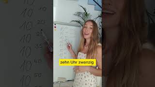 🇩🇪 Die Uhrzeiten deutschlernen lernedeutsch learngerman learninggerman deutschlehrerin [upl. by Trellas770]