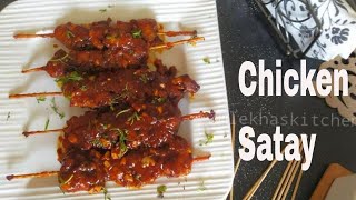 Delhi Darbar Style Chicken Satay Recipe  Restaurant Style Chicken Satay  Zulekhas Kitchen Recipes [upl. by Nilam]