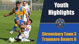 YOUTH TEAM  Shrewsbury 30 Tranmere Highlights [upl. by Atteve838]