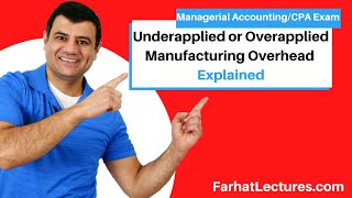 Underapplied or Overapplied Manufacturing Overhead Explained [upl. by Aenneea712]