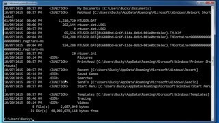 Windows Command Line Tutorial  2  Listing Files and Directories [upl. by Eimmij]