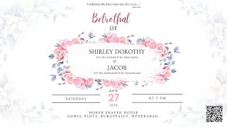 Betrothal Ceremony  Shirley Dorothy amp Jacob  HOREB Ecclesia [upl. by Lacagnia]