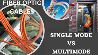 Single mode vs Multi mode Fiber Cables Difference between single mode and multimode fiber cables [upl. by Miran]