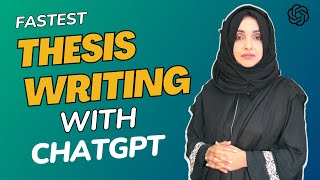 Plagiarism Free Thesis Writing With ChatGPT  Fastest amp Authentic Thesis Content in 2023 [upl. by Platas]