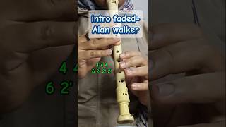 Not angka recorder intro FafedAlan walker shorts [upl. by Aldrich]