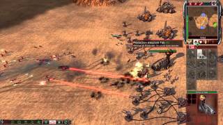 Command amp Conquer 3 Tiberium Wars  Brutal AI Skirmish Match HD [upl. by Adnawad636]