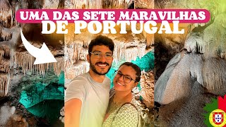 uma das SETE MARAVILHAS naturais de Portugal  GRUTAS MIRA DE AIRE [upl. by Calvo]