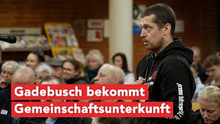 Geplante Flüchtlingsunterkunft trifft auf Skepsis in Gadebusch [upl. by Ahsieyt526]