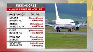 Este es el valor de los aviones presidenciales de América Latina [upl. by Eidur]