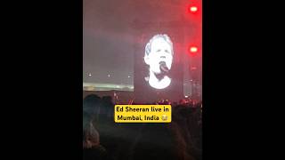 Ed Sheeran  Bloodstream live in Mumbai India edsheeran bloodstream pop concert liveshow [upl. by Nedi11]