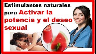 Estimulante sexual Natural casero  Jugo para Aumentar la potencia y el deseo Sexual 2021 [upl. by Aehr896]