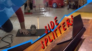 Making Aggressive Side Splitters for Subaru Impreza DIY [upl. by Yevette211]