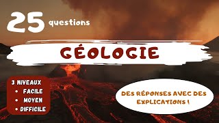 Quiz Géologie  25 Questions pour Tester Vos Connaissances [upl. by Dranoel910]