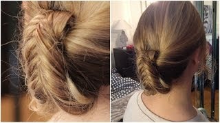 Tutoriel Coiffure n°27   Chignon épi [upl. by Locklin]