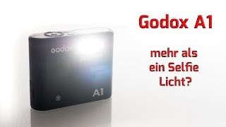 Godox A1  Handyblitz und Funkauslöser vorgestellt und ausprobiert [upl. by Alak]