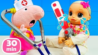 👶Pourquoi Baby Alive pleure 30 MIN de jeux avec poupons et jouets pour enfants [upl. by Sandi549]