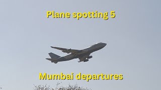 Mumbai Widebody departures  Plane spotting 5 [upl. by Tigirb]