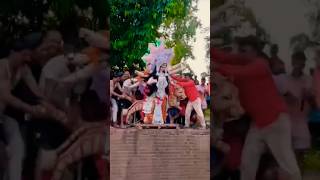 Bhai bhai jaldi aa 😱😭durgapuja durga viralvideo trending maa durgamaa [upl. by Corby]