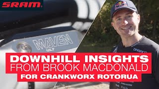 Downhill Insights from Brook Macdonald for Crankworx Rotorua [upl. by Herriott356]