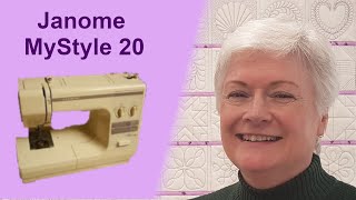 Janome My Style 20  Threading and Basics [upl. by Asined]