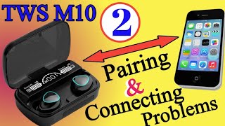 How To Fix Earbuds Not Connecting  How To Connect M10 TWS Wireless Earbuds [upl. by Adnerol]