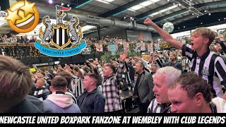 Newcastle United’s INSANE FANZONE at BoxPark Wembley vlog [upl. by Shaffer]