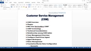 CSM In ServiceNow  ServiceNow csm implementation  ServiceNow CSM Tutorial for Beginner  Part1 [upl. by Marte]