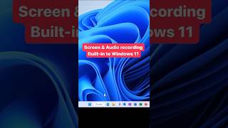 How to use Screen recording and audio in Windows 11 [upl. by Peonir873]