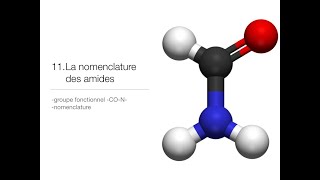 CHIMIE 11  Chimie organique PT 11 amides [upl. by Iohk]