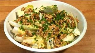 How To Do An Endive Roquefort And Walnut Salad Recipe [upl. by Zeph]