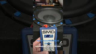 Power Acoustik Gothic 12 GW124 sub dyno Test SMDAMM1 shorts bass [upl. by Snider33]