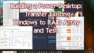 Transferring Existing Windows  Install RAID Array to New Desktop Computer  Motherboard [upl. by Etnaihc85]