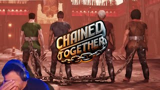 chained together  اول استريمر في العالم يموت من الضحك [upl. by Tews445]