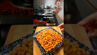 Crispy Chana Recipe  Restaurant style Crunchy Chana Recipe shorts [upl. by Mosi720]