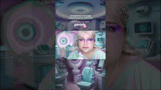 ASMR  Futuristic Eye Exam  Calibration Test Scifi Customization Cranial Nerve asmr shorts [upl. by Dora]