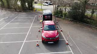 The Reversing Exercise for the BE Trailer Towing Test [upl. by Ecyarg]