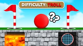 This Troll Course is Impossible in Golf It [upl. by Rehpotsrik]