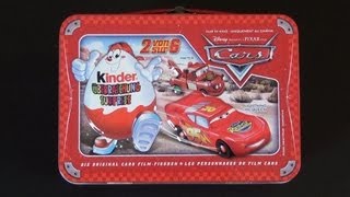 Kinder Überraschung  Disney Pixar Cars Metallkoffer Metal Bag  Case [upl. by Cthrine]