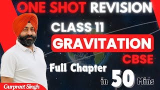 Gravitation  Class 11 Physics  NCERT Explanation in 50 Minutes🔥  One Shot with All Derivations🔥 [upl. by Kcirb]