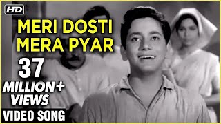 Meri Dosti Mera Pyar Video Song  Dosti  Mohammad Rafi Hit Songs  Laxmikant Pyarelal [upl. by Ofilia]