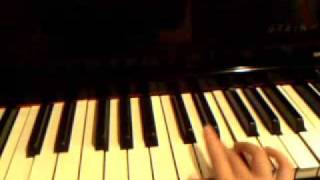 Super Mario Bros Theme song tutorial on the piano [upl. by Stephen778]