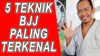 5 TEKNIK KUNCIAN BJJ PALING TERKENAL DI BRAZILIAN JIU JITSU DAN MMA ARMBAR TRIANGLE KIMURA DLL [upl. by Reitman320]