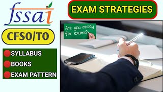 FSSAI Exam Strategy CFSO  TO  How to cover Syllabus Central Food Safety Officer Exam [upl. by Yttik]