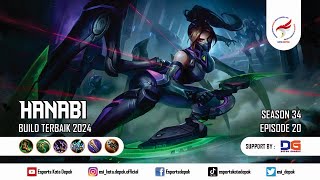 Highlight Gameplay Hanabi MLBB Season 34 Episode 20 Full Movie mobilelegends highlight hero [upl. by Nayra]